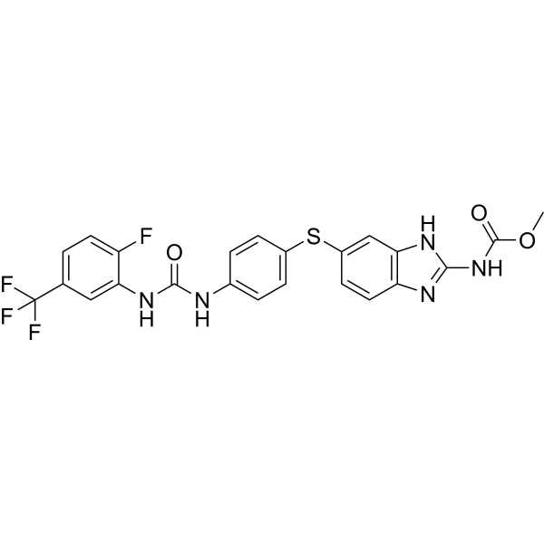 TIE-2/VEGFR-2 kinase-IN-3 Chemical Structure