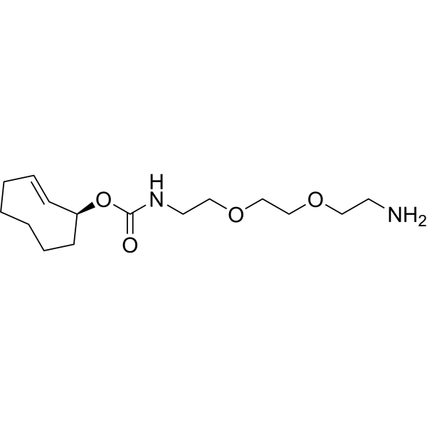 (S)-TCO-PEG2-NH2 Chemical Structure