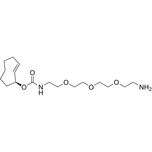 (S)-TCO-PEG3-NH2 Chemical Structure