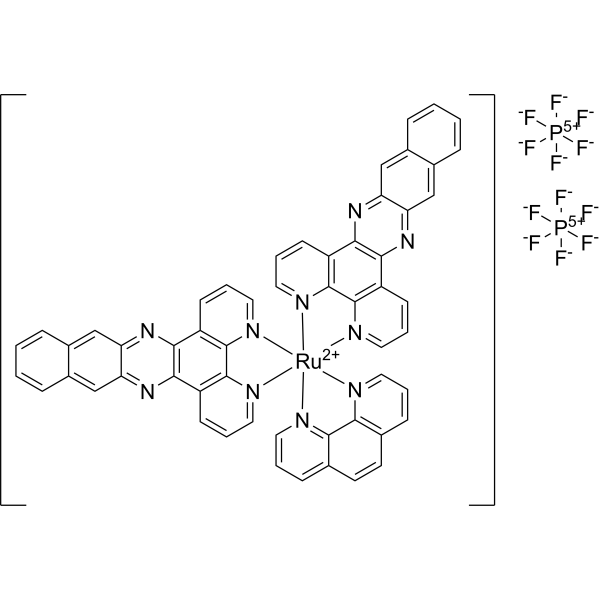[Ru(dppn)2phen](PF6)2 Chemical Structure
