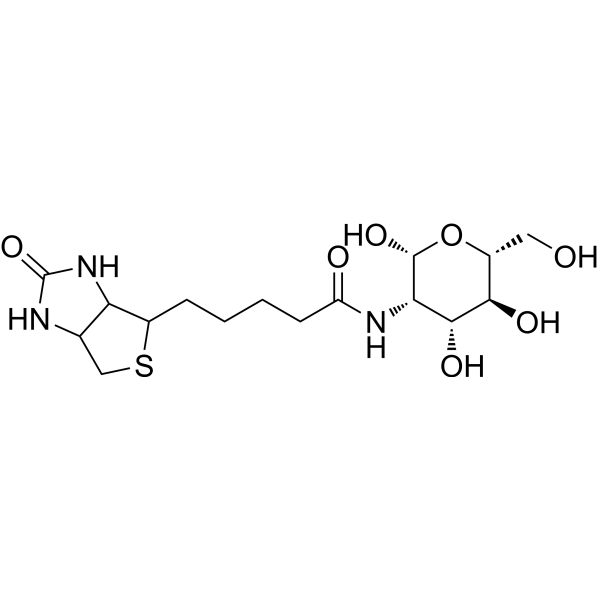Mannosamine-biotin adduct Chemical Structure