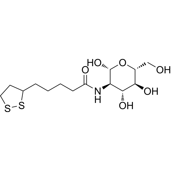 Mannosamine–lipoic acid adduct Chemical Structure