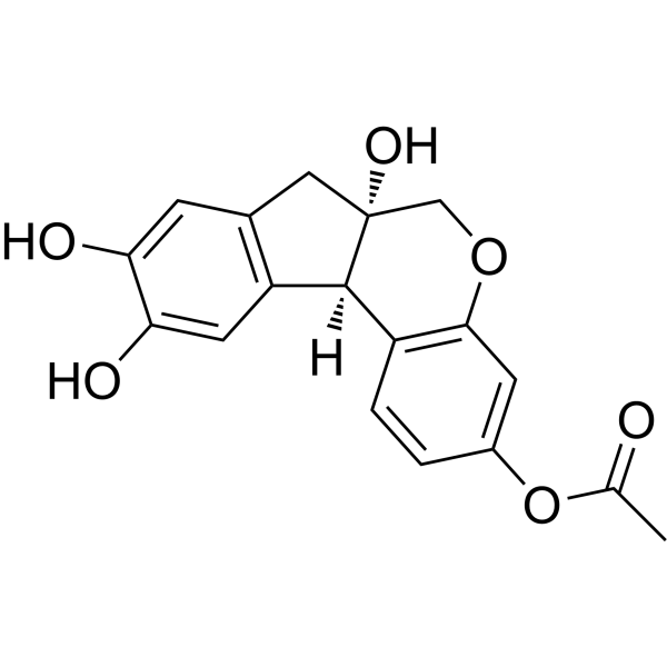 Brazilin-7-acetate Chemical Structure