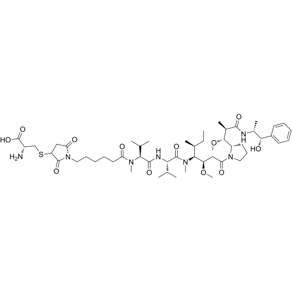Cys-mc-MMAE Chemical Structure
