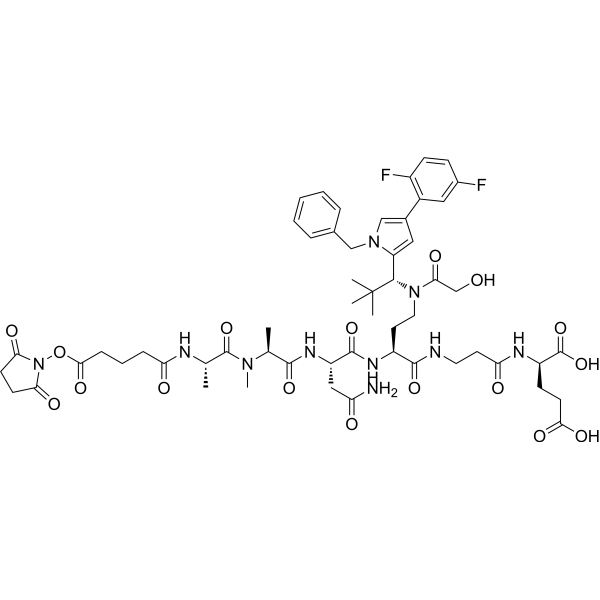 NHS-Ala-Ala-Asn-active metabolite Chemical Structure