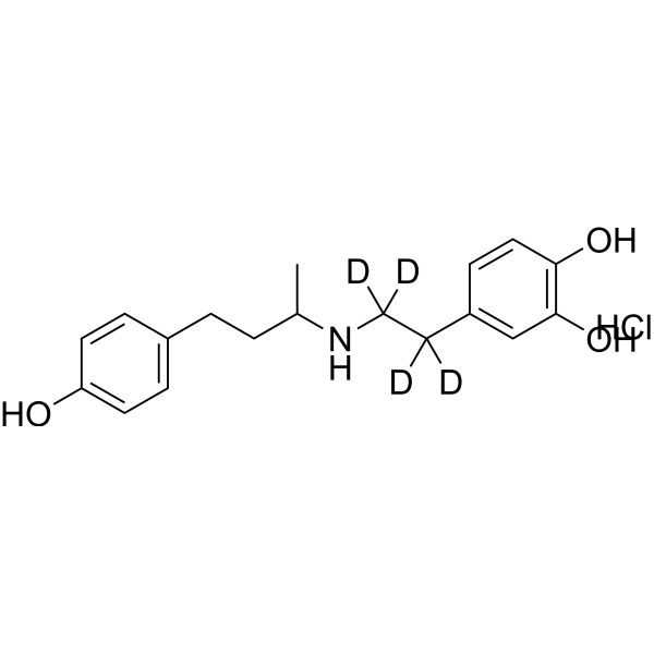 (<em>rac</em>)-Dobutamine-d4 hydrochloride