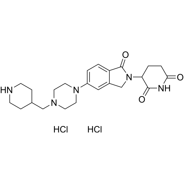 Lenalidomide 5'-piperazine-4-methylpiperidine hydrochloride Chemical Structure
