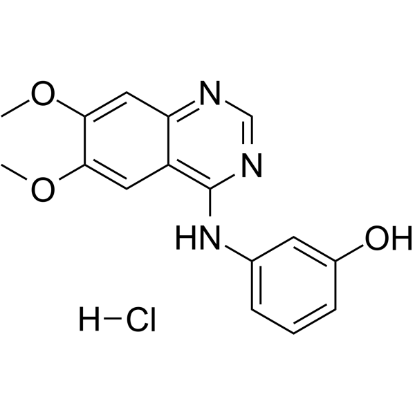 WHI-P180 hydrochloride Chemical Structure