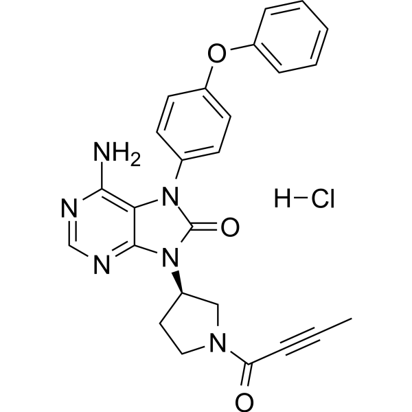 Tirabrutinib hydrochloride Chemical Structure