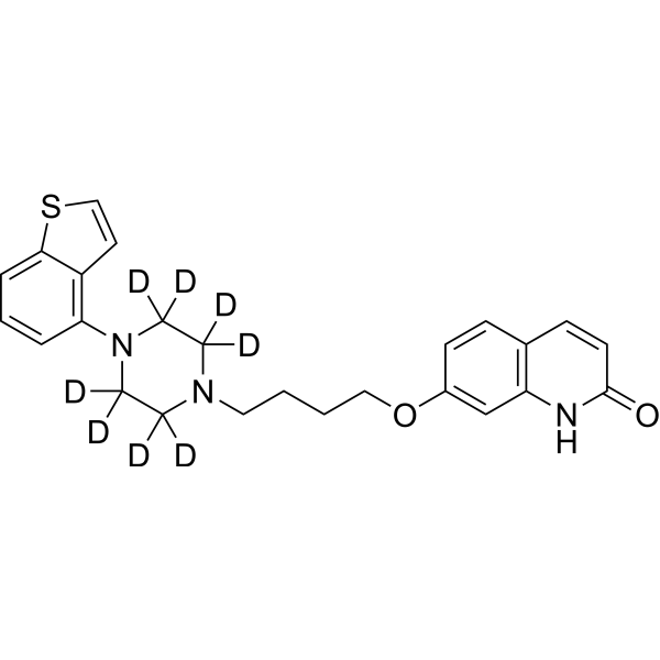 Brexpiprazole-d<sub>8</sub> Chemical Structure