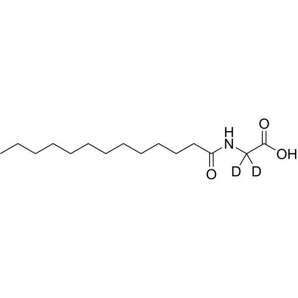 N-(1-Oxotridecyl)glycine-<em>d2</em>