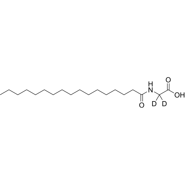 N-(1-Oxoheptadecyl)glycine-d<sub>2</sub> Chemical Structure