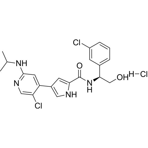 <em>Ulixertinib</em> hydrochloride