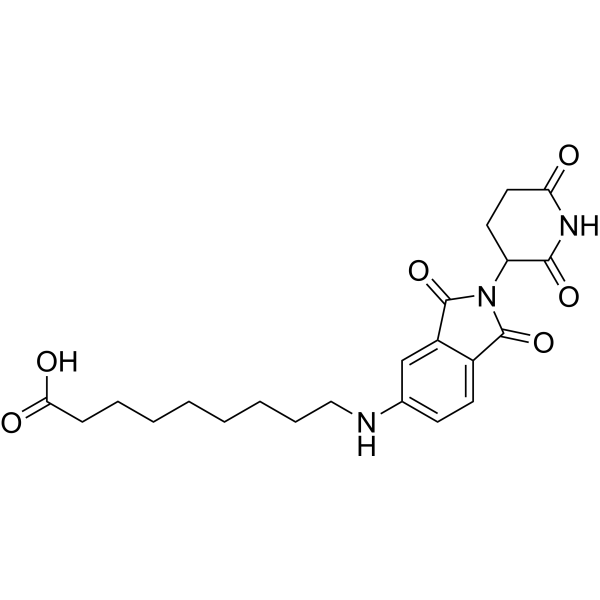<em>Pomalidomide-5</em>'-C<em>8</em>-acid