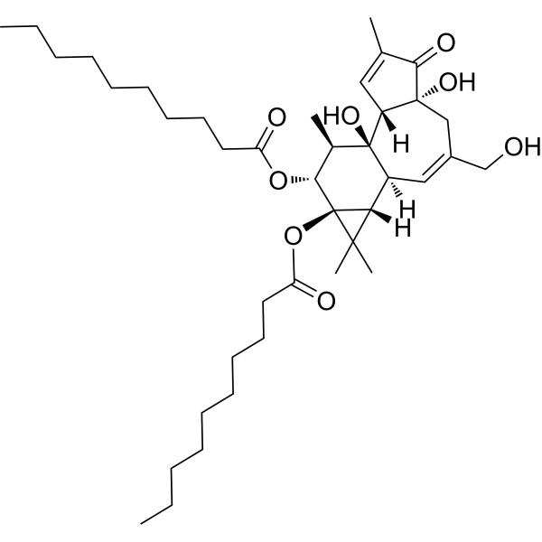 Phorbol-12,13-didecanoate Chemical Structure