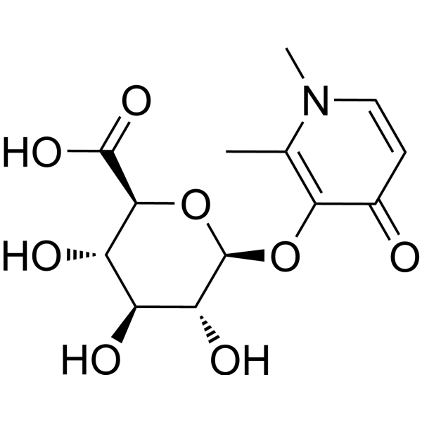 Deferiprone O-β-D-glucuronide Chemical Structure
