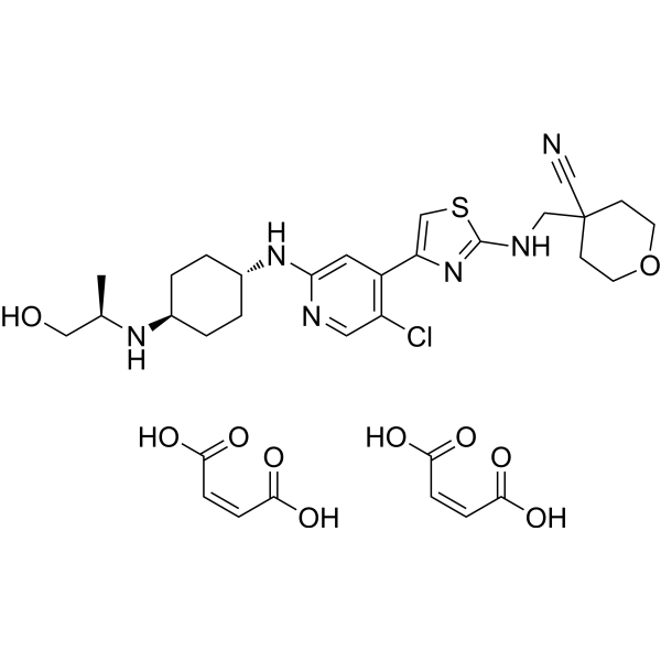 CDK9-IN-31 dimaleate Chemical Structure