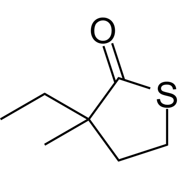 3-Ethyl-3-methylthiolan-2-one Chemical Structure