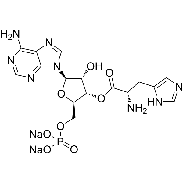 3'-L-histidyl-AMP disodium Chemical Structure