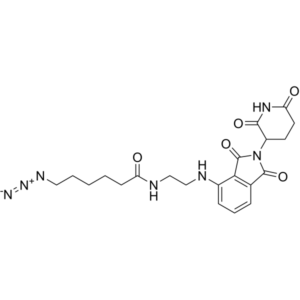 Pomalidomide-C2-amide-C5-<em>azide</em>