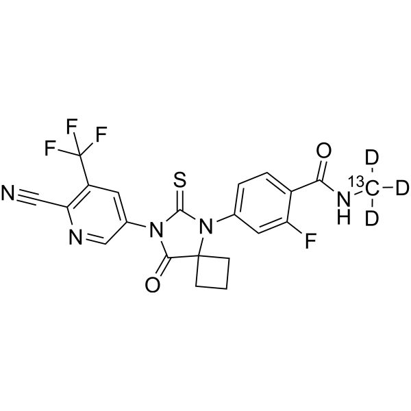 <em>Apalutamide</em>-13C,d3