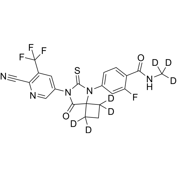 Apalutamide-d<sub>7</sub> Chemical Structure