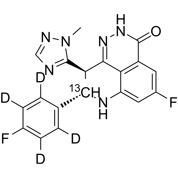 Talazoparib-<sup>13</sup>C,d<sub>4</sub> Chemical Structure