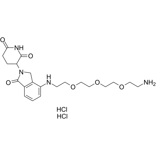 Lenalidomide 4'-PEG3-<em>amine</em>	 dihydrochloride
