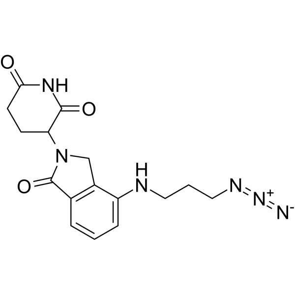 Lenalidomide 4'-alkyl-C3-azide Chemical Structure