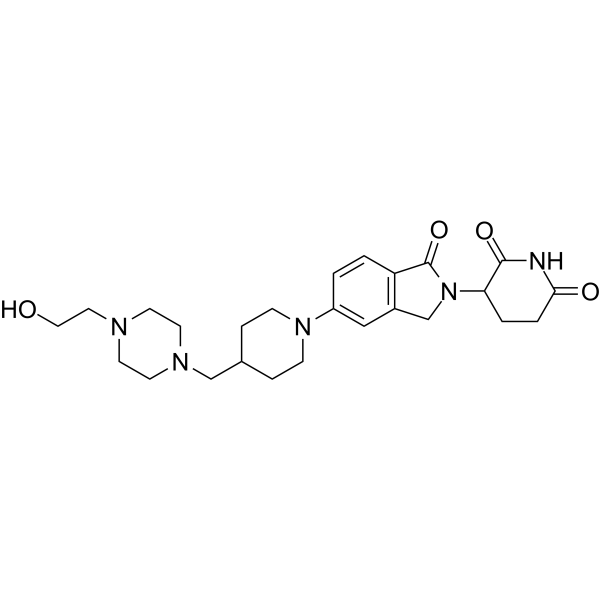 Deoxy-thalidomide-piperidine-C-piperazine-C2-OH Chemical Structure