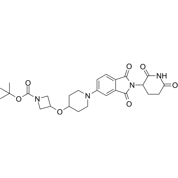 Thalidomide-piperidine-O-azetidine-boc Chemical Structure