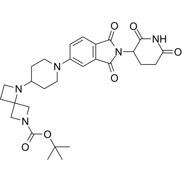 Thalidomide-piperidine-1,6-diazaspiro[<em>3</em>.<em>3</em>]heptane-boc