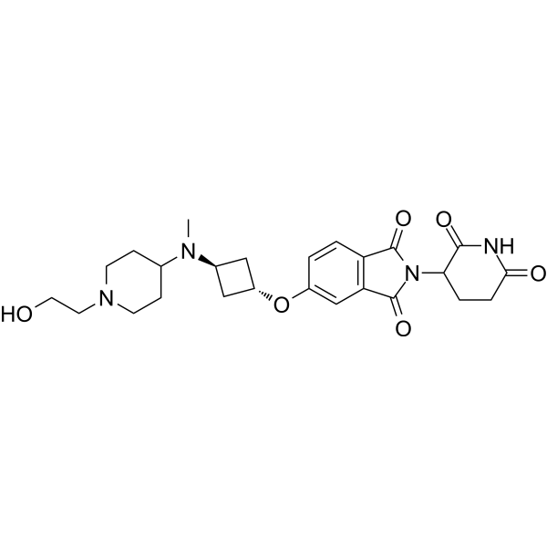 Thalidomide-O-C4H4-N(Me)-piperidine-C2-OH