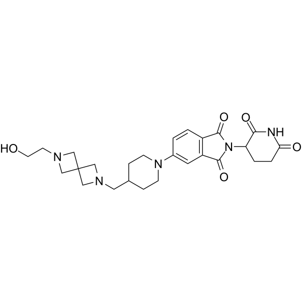 Thalidomide-piperidine-<em>C</em>-2,<em>6</em>-diazaspiro[<em>3</em>.<em>3</em>]heptane-<em>C</em>2-OH
