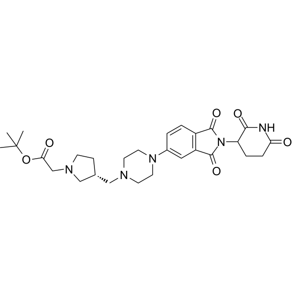 Thalidomide-<em>piperazine</em>-(R)-C-pyrrolidine-C-boc