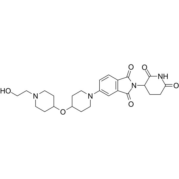Thalidomide-piperidine-O-piperidine-C2-OH Chemical Structure