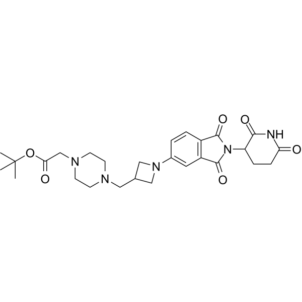 Thalidomide-azetidine-C-PIP-C-boc Chemical Structure