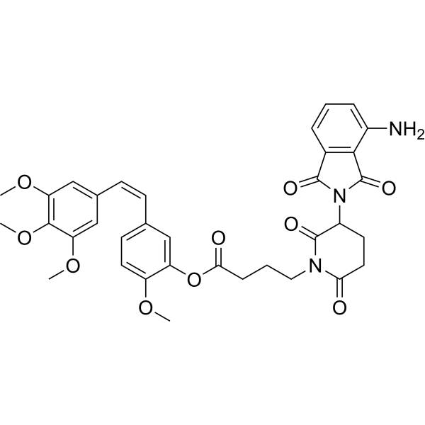 PROTAC tubulin-Degrader-1 Chemical Structure