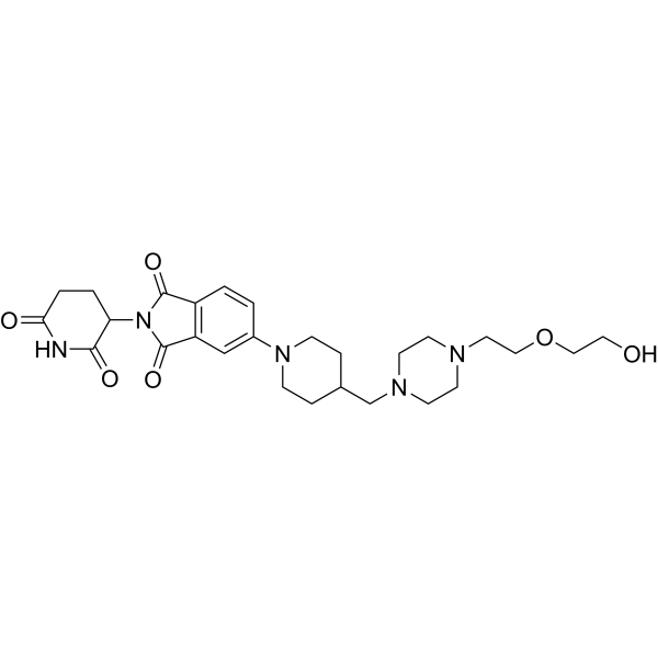 E3 Ligase Ligand-linker Conjugate 17 Chemical Structure