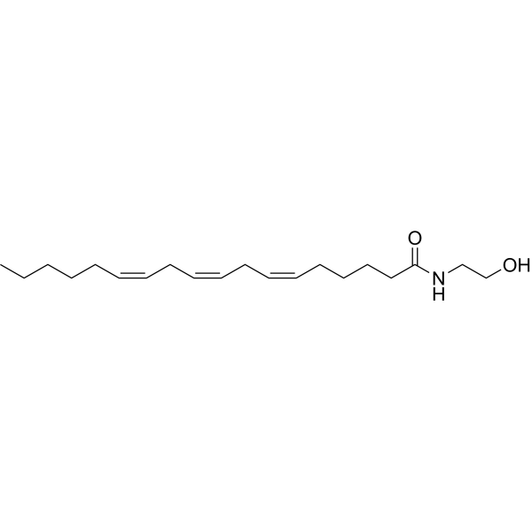 γ-Linolenoyl monoethanolamide Chemical Structure