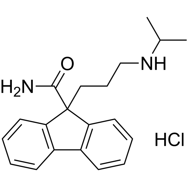 Indecainide hydrochloride Chemical Structure