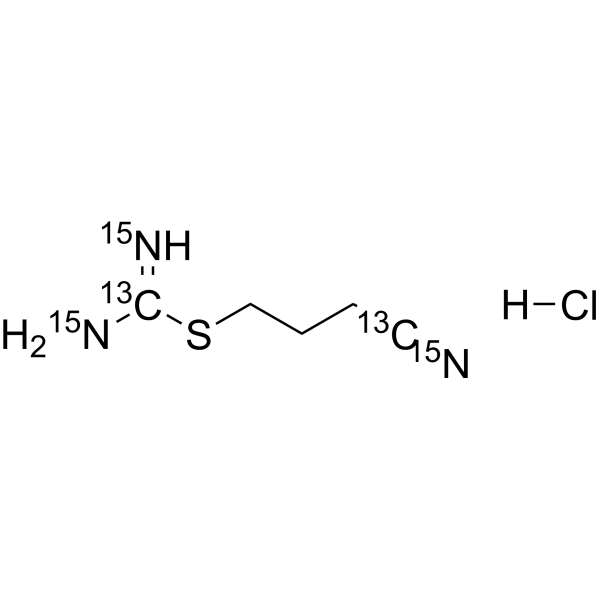 Kevetrin hydrochloride-<sup>13</sup>C<sub>2</sub>,<sup>15</sup>N<sub>3</sub> Chemical Structure