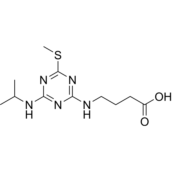 Ametryn-acetic acid Chemical Structure