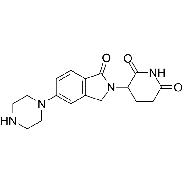 Phthalimidinoglutarimide-5-piperazine Chemical Structure
