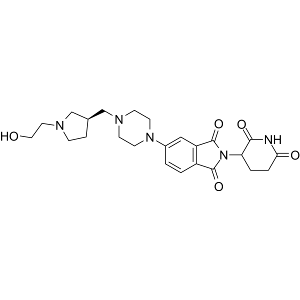 (R)-Thalidomide-piperazine-pyrrolidineethanol Chemical Structure