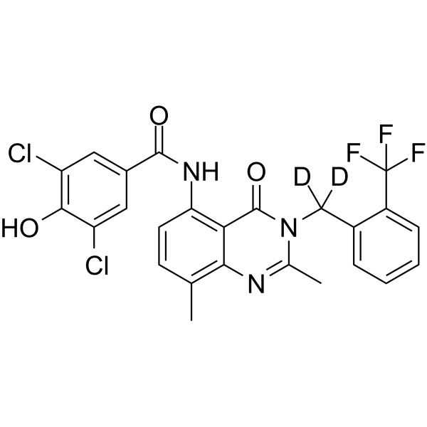 HSD17B13-IN-80-d<sub>2</sub> Chemical Structure