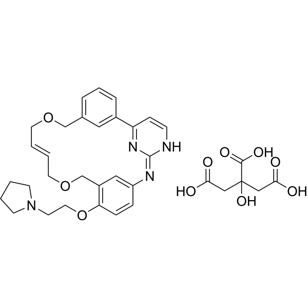 Pacritinib citrate Chemical Structure