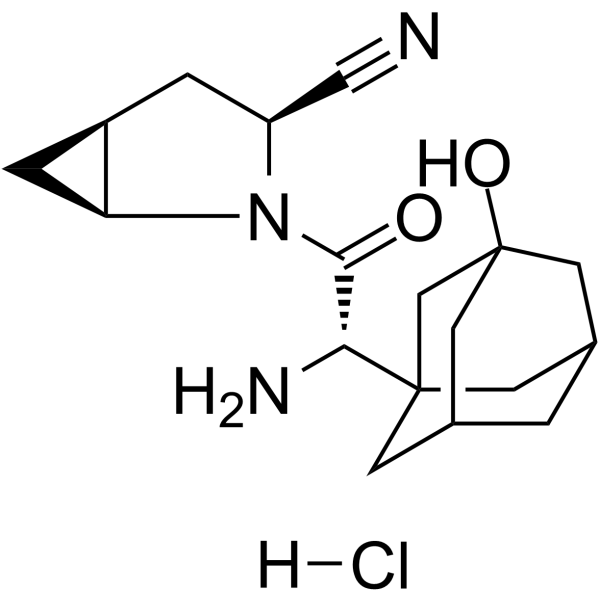 Saxagliptin hydrochloride Chemical Structure