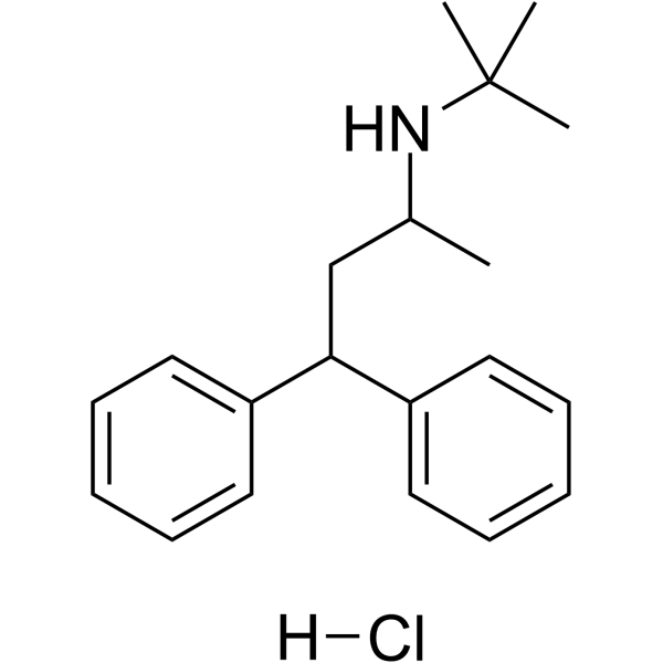 Terodiline hydrochloride Chemical Structure