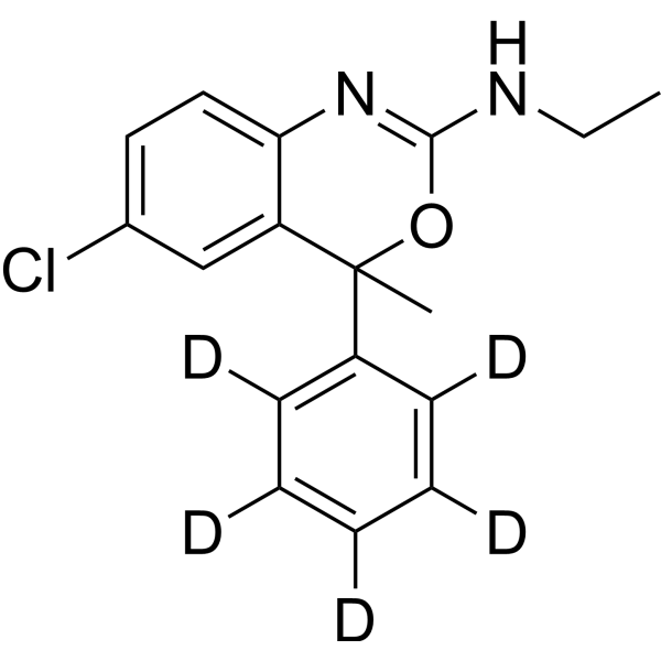 Etifoxine-d<sub>5</sub> Chemical Structure